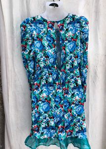 I. Floral Print Dress