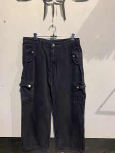 Stylish Baggy Black Cargo Pants