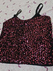 Sparkling Sequin Camisole Top