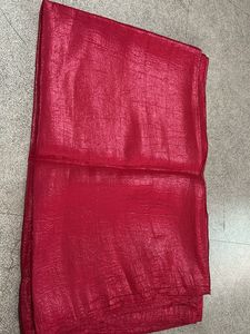 Vibrant Red Saree