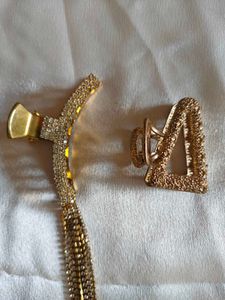 Sparkling Rhinestone Hair Claw Clip
