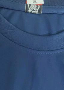 Blue T-Shirt with Motivational Print