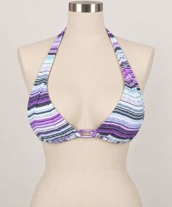 Striped Bikini Top