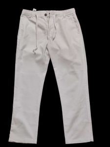 ZARA Comfortable White Drawstring Pants