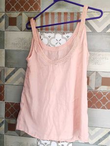 Pretty Pink Embellished Tank Top
