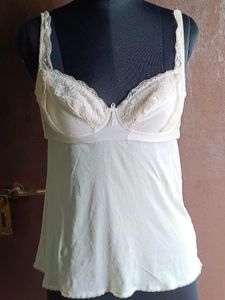 Vintage Lace Trim Camisole Top