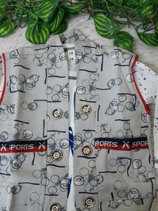 Grey Printed Shirt Set (Boy's)