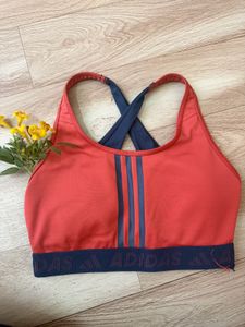 Adidas Sports Bra Coral & Navy