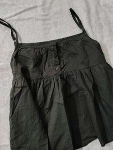 Flowy Dark Green Cami Top