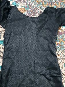 Elegant Black Kurta