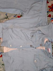 Cute Baby Blue Outfit Set
