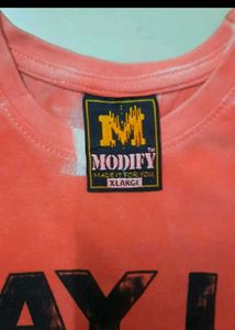 Men's Graphic Print Red T-Shirt