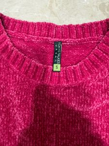 Cozy Chenille Crop Sweater