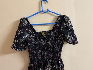 Floral Print Midi Dress