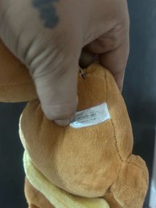Pokemon Sleeping Eevee Plush Stuffed Toy Brown