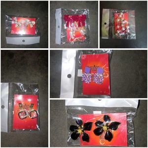 Combo Set of 6 Fashionable Dangle Earrings