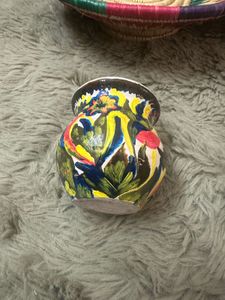 Hand-Painted Decorative Pottery Vase