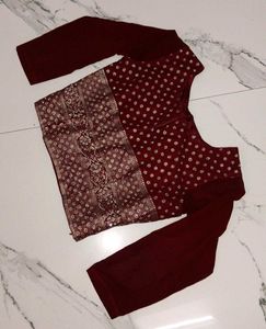 Elegant Maroon Lehenga Choli