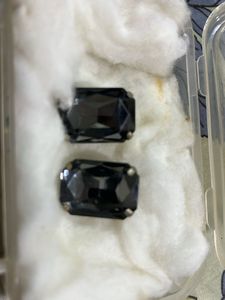 Elegant Black Gemstone Earrings