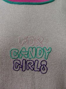 Cute Pink "Candy Girls" Graphic Tee