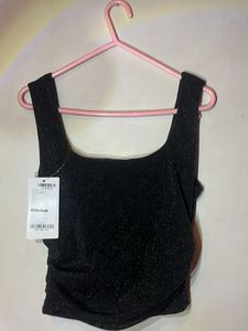 Sparkly Black Tank Top