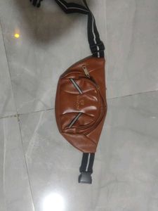 Brown Leather Fanny Pack