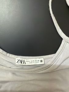 Light Grey Spaghetti Strap Tank Top