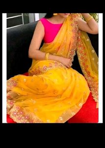 Mirror organza 🌟Saree