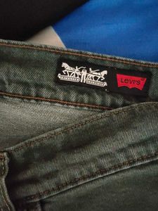 LEVI'S Men's 541 Green Fit Mid Rise Overdyed Jeans