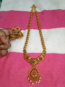 Antique Haaram With Earrings