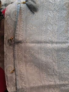 Elegant Embroidered Saree