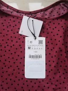 ZARA Basic Classic Red Polka Dot