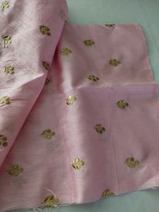 Pink Embroidery Unstitched Material (Women)