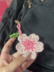 Handmade Crochet Flower Charm