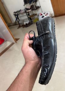 Stylish Black Patent Loafers