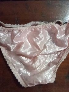 Satin Lace Trim Panties
