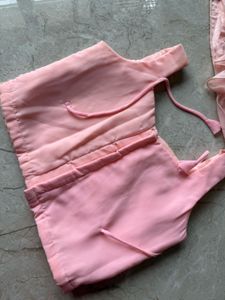 Stunning Pink Sequined Lehenga Choli Set