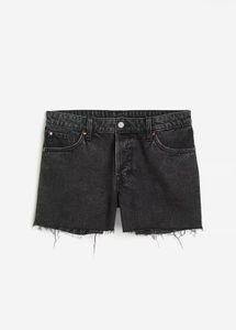 H&M Black Denim Shorts