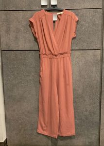 Monteau Los Angeles Dusty Rose Wrap Jumpsuit