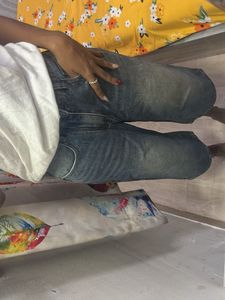 Wide Leg Denim Jeans