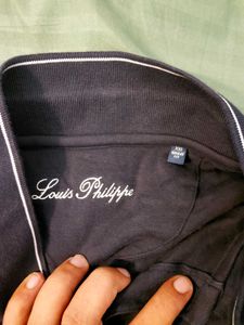 LOUIS PHILIPPE Men's Dark BLUE Polo Shirt