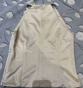 Satin Halter Neck Top