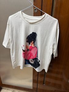 Cute Graphic Print T-Shirt