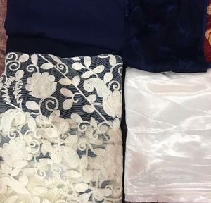 Full Suit Fabric In Georgette And Net