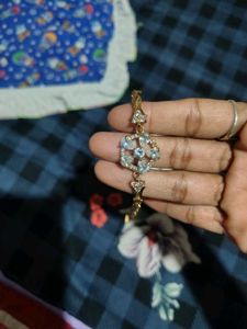 Elegant Maangtika with Sparkling Stones