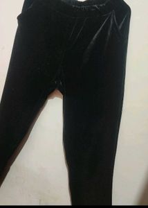 Black⚫ Velvet Jeggings For 30 Waist