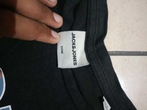 Jack &amp; Jones Black Logo T-Shirt