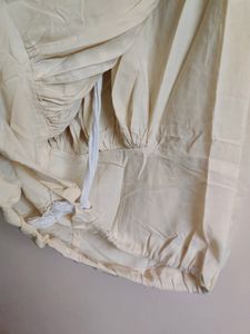 Off White Printed Suit