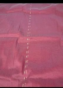 Elegant Red Saree with Blouse
