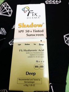 Fix Derma Shadow Tinted Sunscreen SPF 50